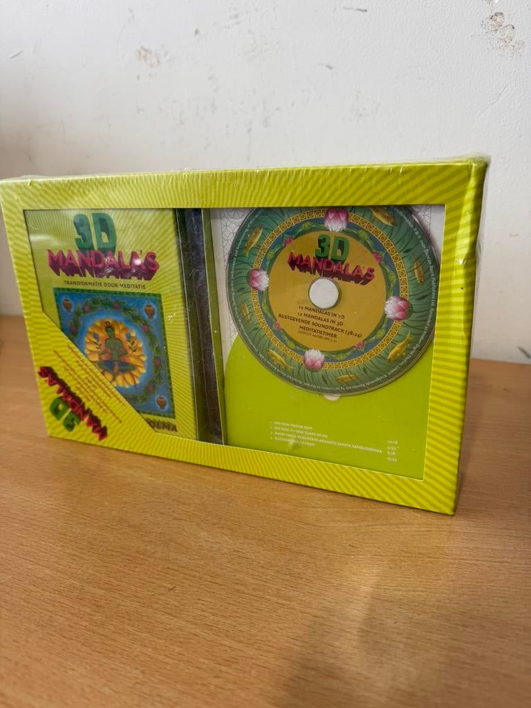 3D Mandala’s ( 12 Karten + 3D CD + 3D Bril ) Nieuw in seal, Ophalen of Verzenden, Zo goed als nieuw