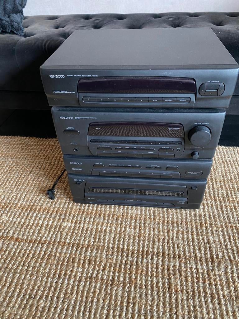 Kenwood stereotoren met equalizer en cd speler, Overige merken, Gebruikt, Tuner of Radio, Losse componenten