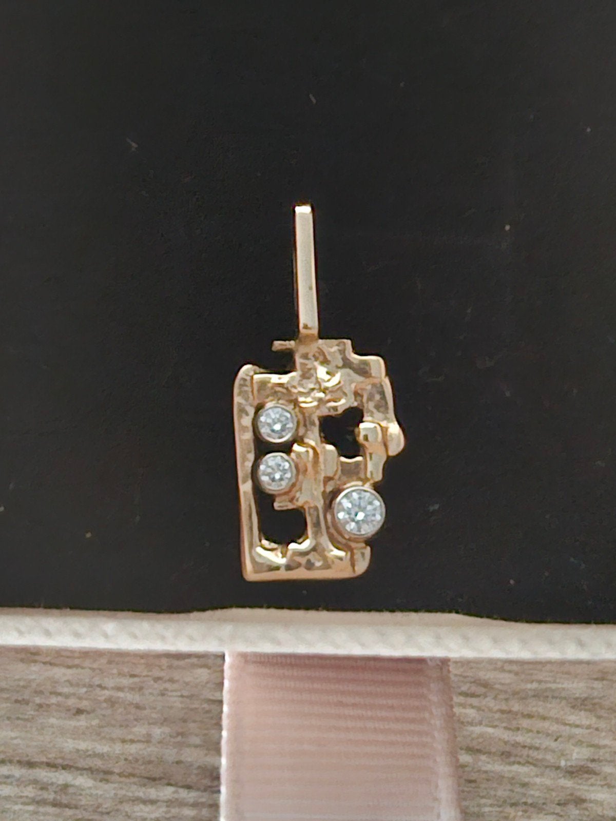 Paul van den Hout PvdH hanger met diamanten, Ophalen, Zo goed als nieuw, Goud, Overige merken