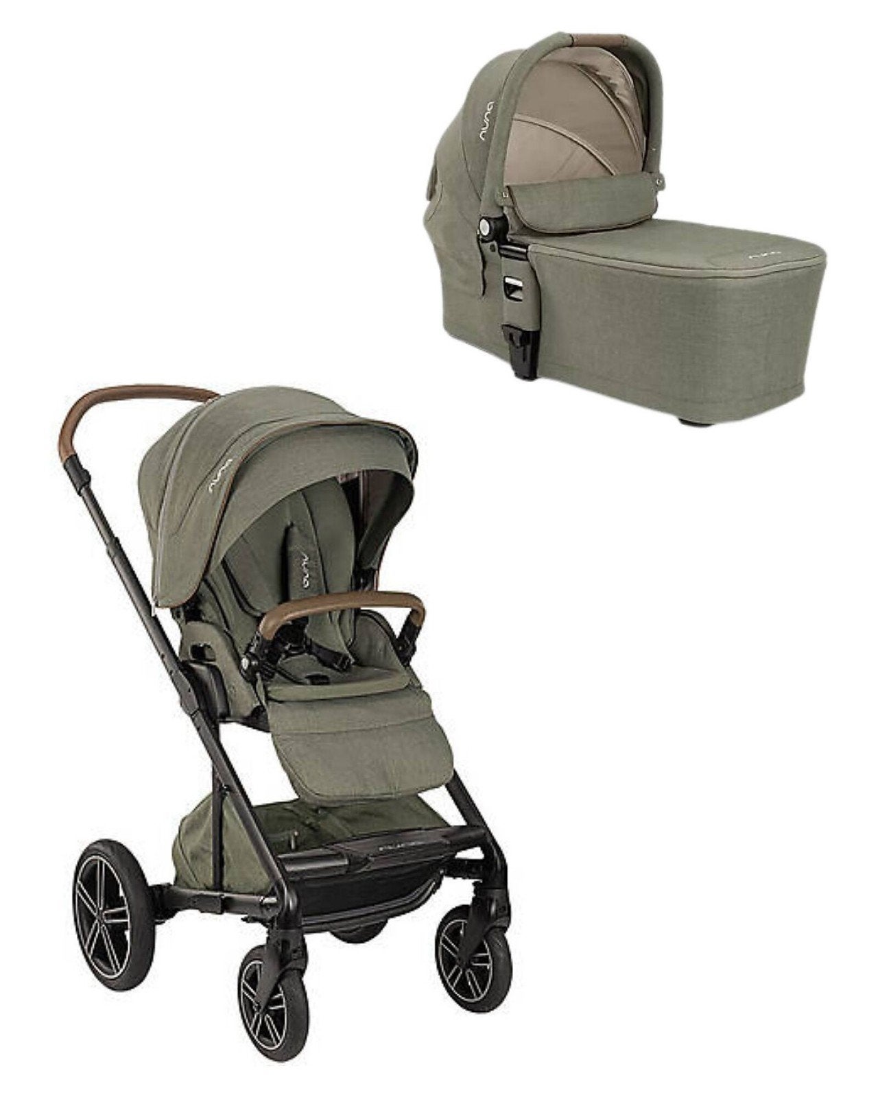Nuna Mixx Next Kinderwagen - Pine Green, Ophalen, Zo goed als nieuw, Overige merken
