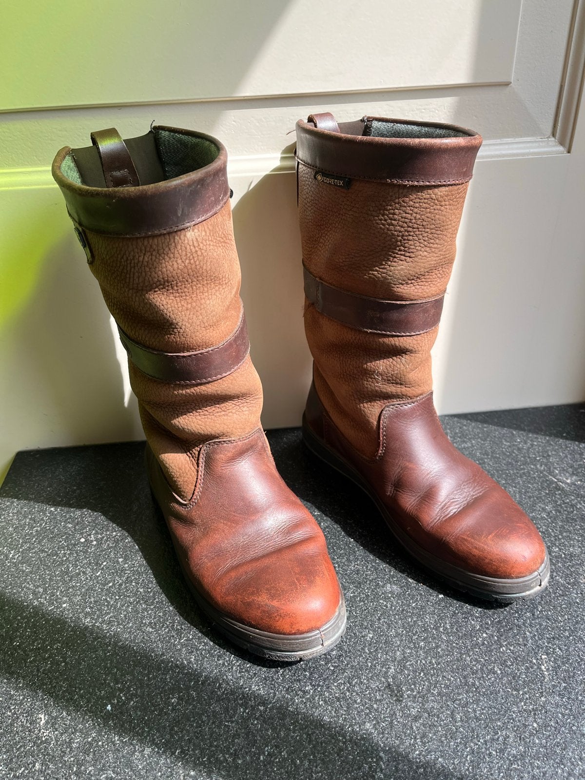 Dubarry Gore-Tex laarzen - Maat 39, Ophalen, Gedragen, Bruin, Lage of Enkellaarzen