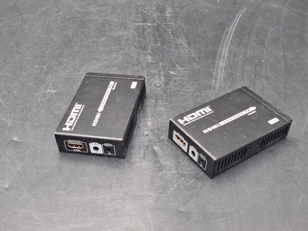 HDMI extender set met zender en ontvanger,, Ophalen of Verzenden