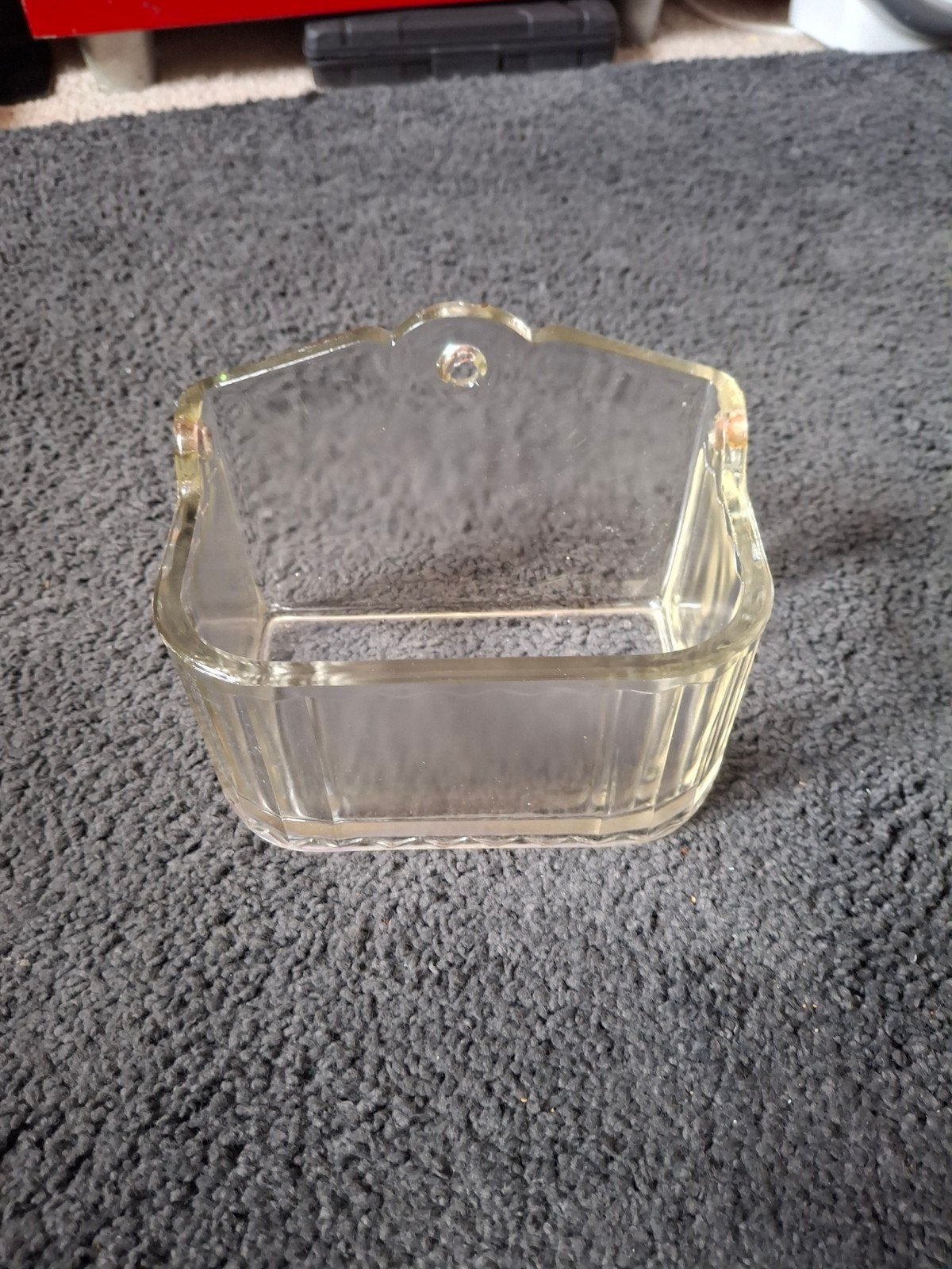 Vintage glazen zoutbakje / kruidenbakje, Ophalen