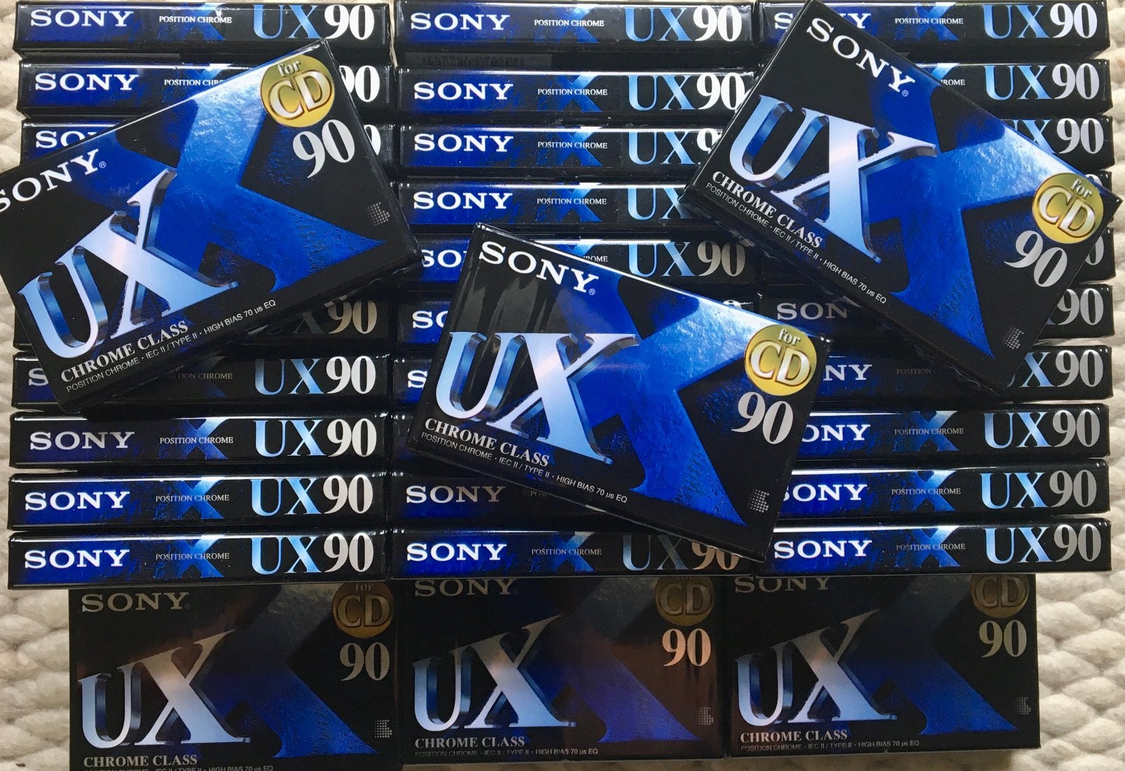 NOS Sony UX90 1998 NIEUW cassettebandjes UX-90 UX 90 C90 OVP, Ophalen of Verzenden, Sony, Nieuw in verpakking, Sony Europe BV Taurusavenue 16, 2132 LS Hoofddorp