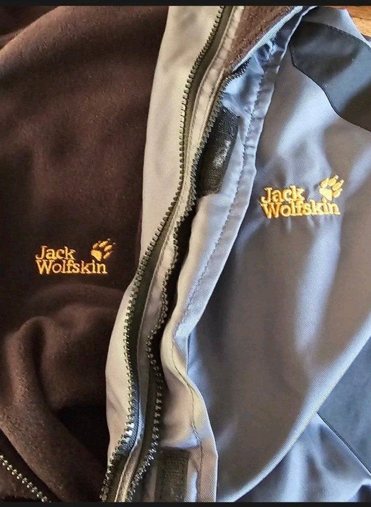 winterjas Jack Wolfskin outdoor jas in maat 3XL xxxl, Kleding | Heren, Ophalen of Verzenden, Grijs, Jack Wolfskin, Jas of Mantel