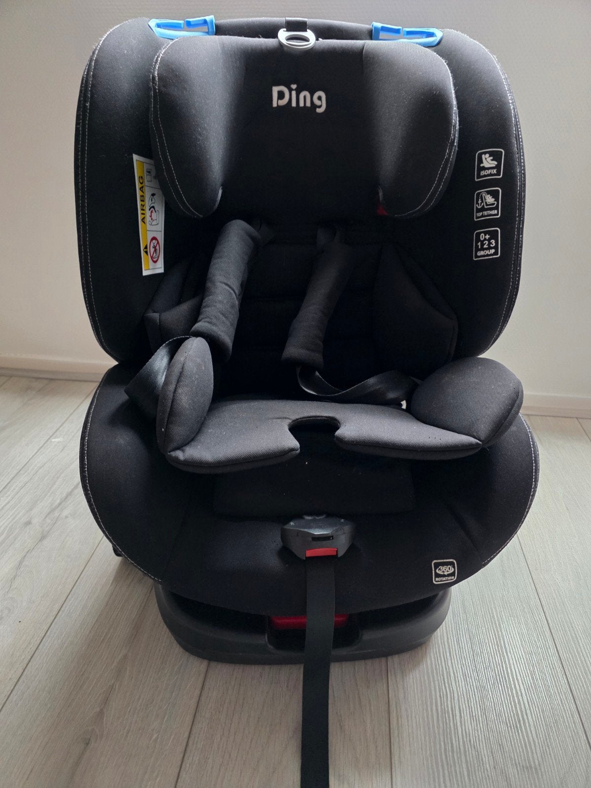 Ding autostoel 0-36 kg met Isofix en zijbescherming, Overige merken, Autogordel of Isofix, Verstelbare rugleuning, Ophalen of Verzenden