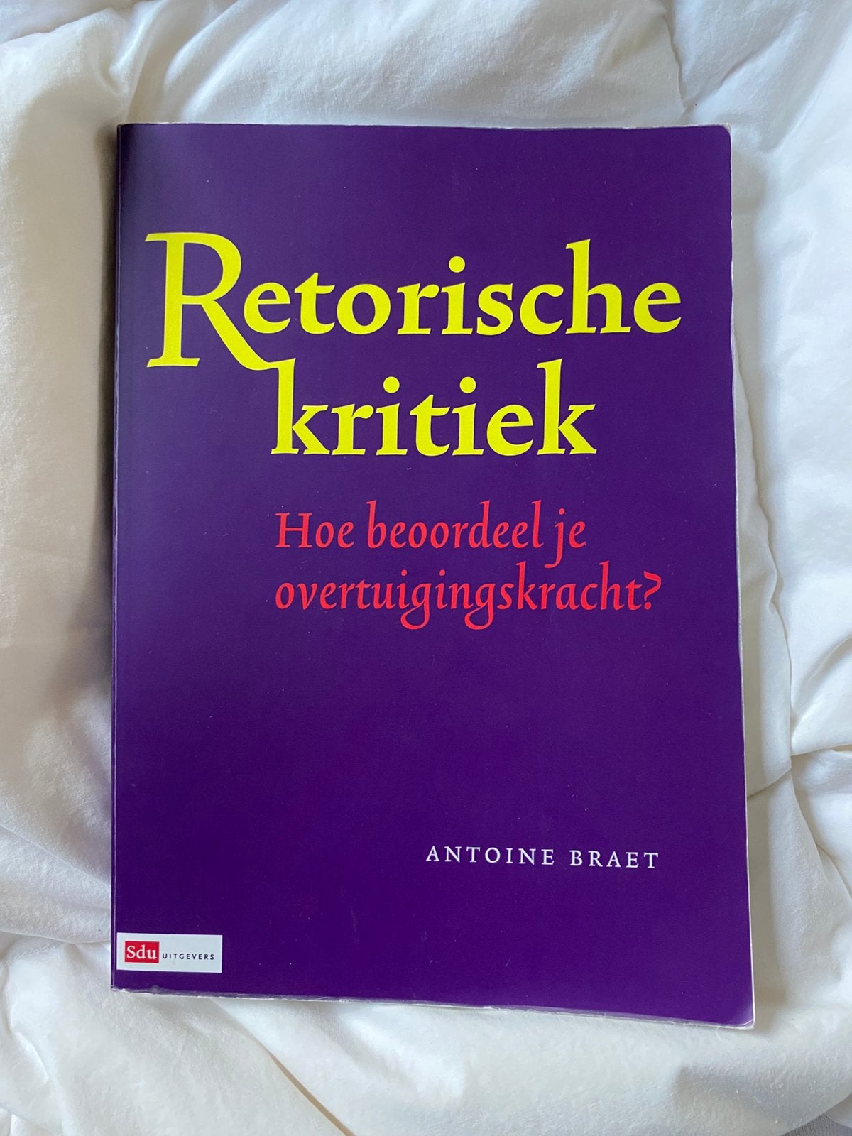Retorische kritiek, Boeken, Ophalen of Verzenden, Zo goed als nieuw, A. Braet