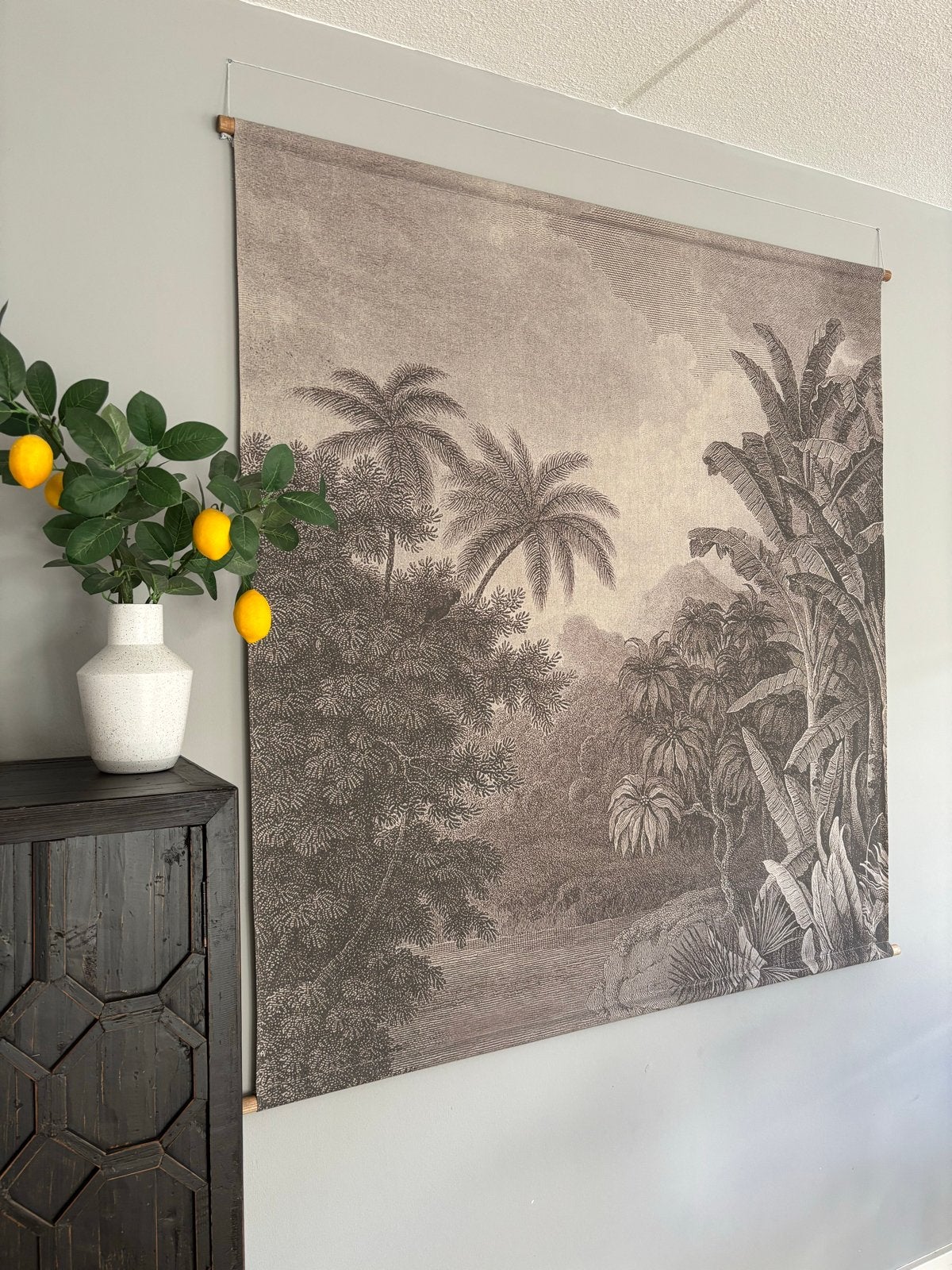 Wanddoek HK Living jungle, Ophalen of Verzenden, Zo goed als nieuw, 150 cm, 157 cm