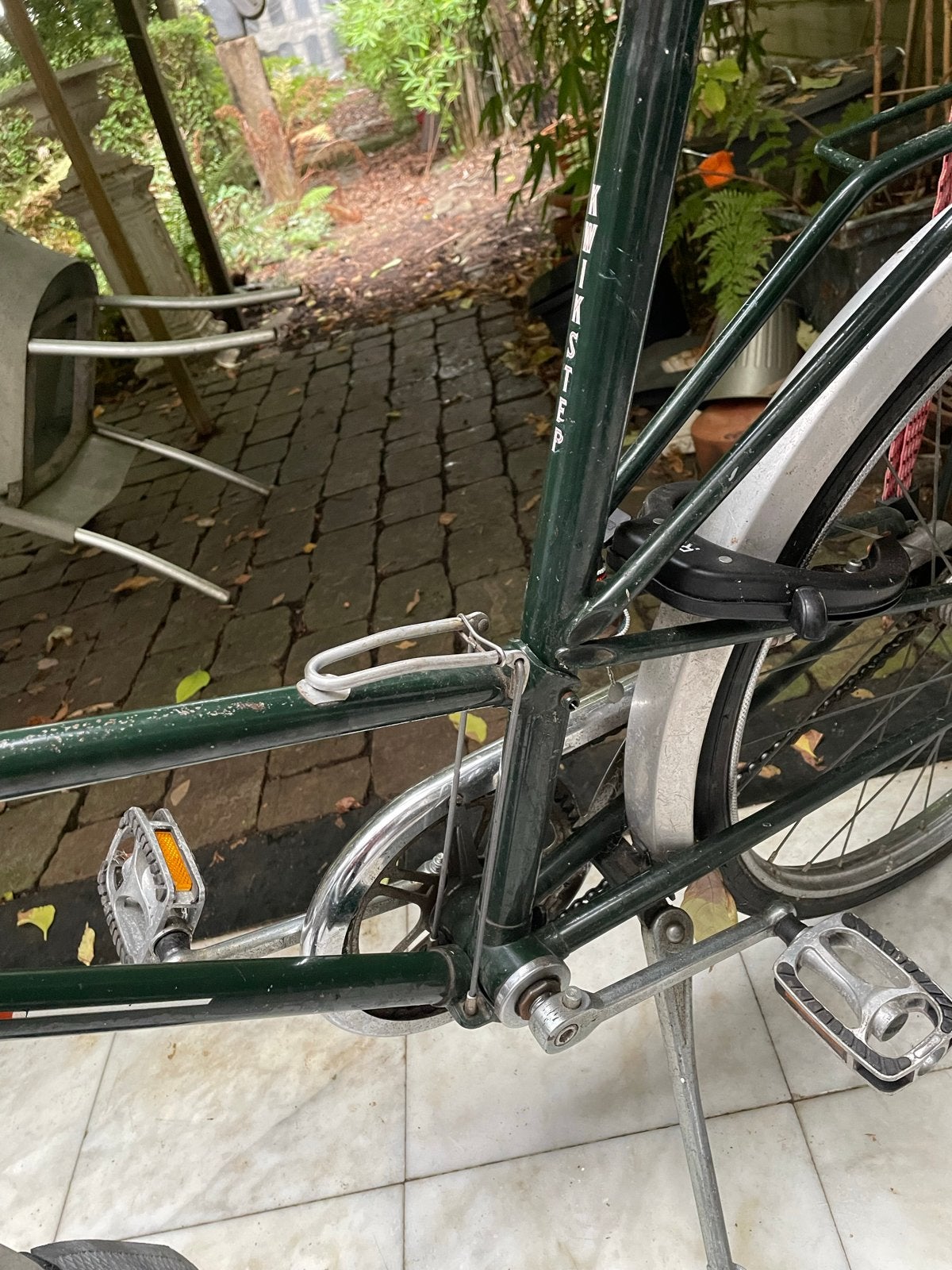 Vintage Gazelle Kwikstep vouwfiets - Groen, Ophalen, 20 inch of meer, Gebruikt, Totaal opvouwbaar