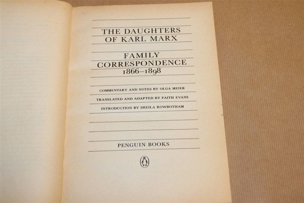 Dochters van Karl Marx — Brieven en Familie [EN], Ophalen of Verzenden, Gelezen, Europa