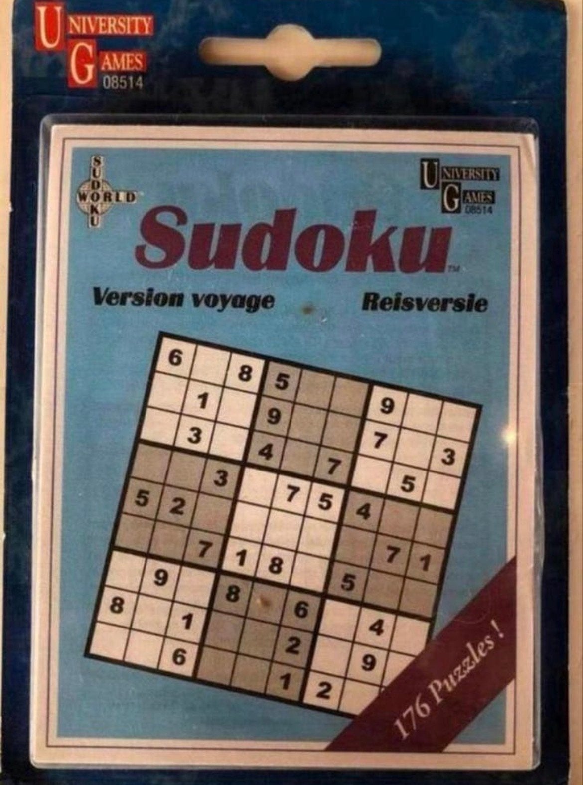 SUDOKU 176 puzzels! Reisspel NIEUW - Handzaam formaat, Hobby en Vrije tijd, Denksport en Puzzels, Ophalen of Verzenden, Minder dan 500 stukjes