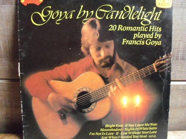 Francis Goya "Goya by Candlelight"  LP, LP, Ophalen of Verzenden, Romantiek, Beschermende buitenhoes