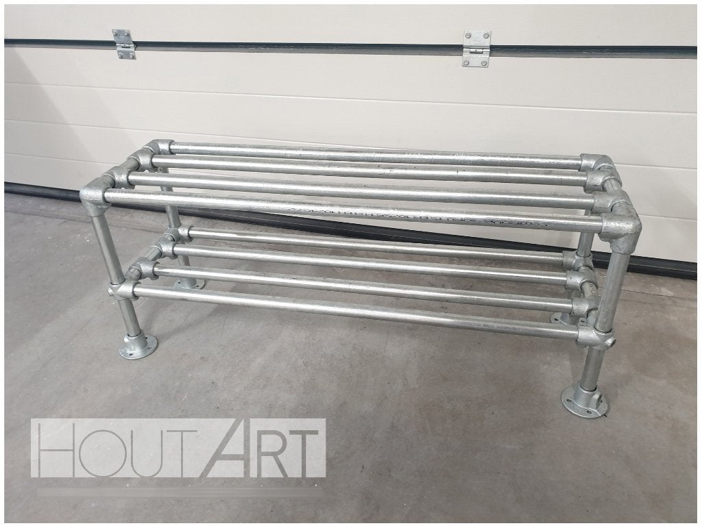 Schoenenrek van verzinkte steigerbuis NIEUW!, Info@hout-art.nl, Nieuw, Ophalen of Verzenden, Hoeves 3 in Schijndel