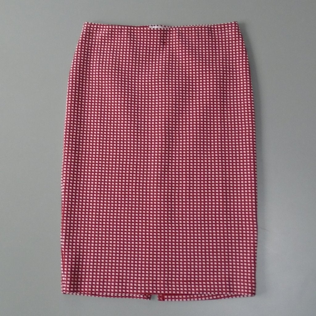 CKS kokerrok rood roze 38/M, Kleding | Dames, Rokken, Maat 38/40 (M), Verzenden, CKS, Gedragen