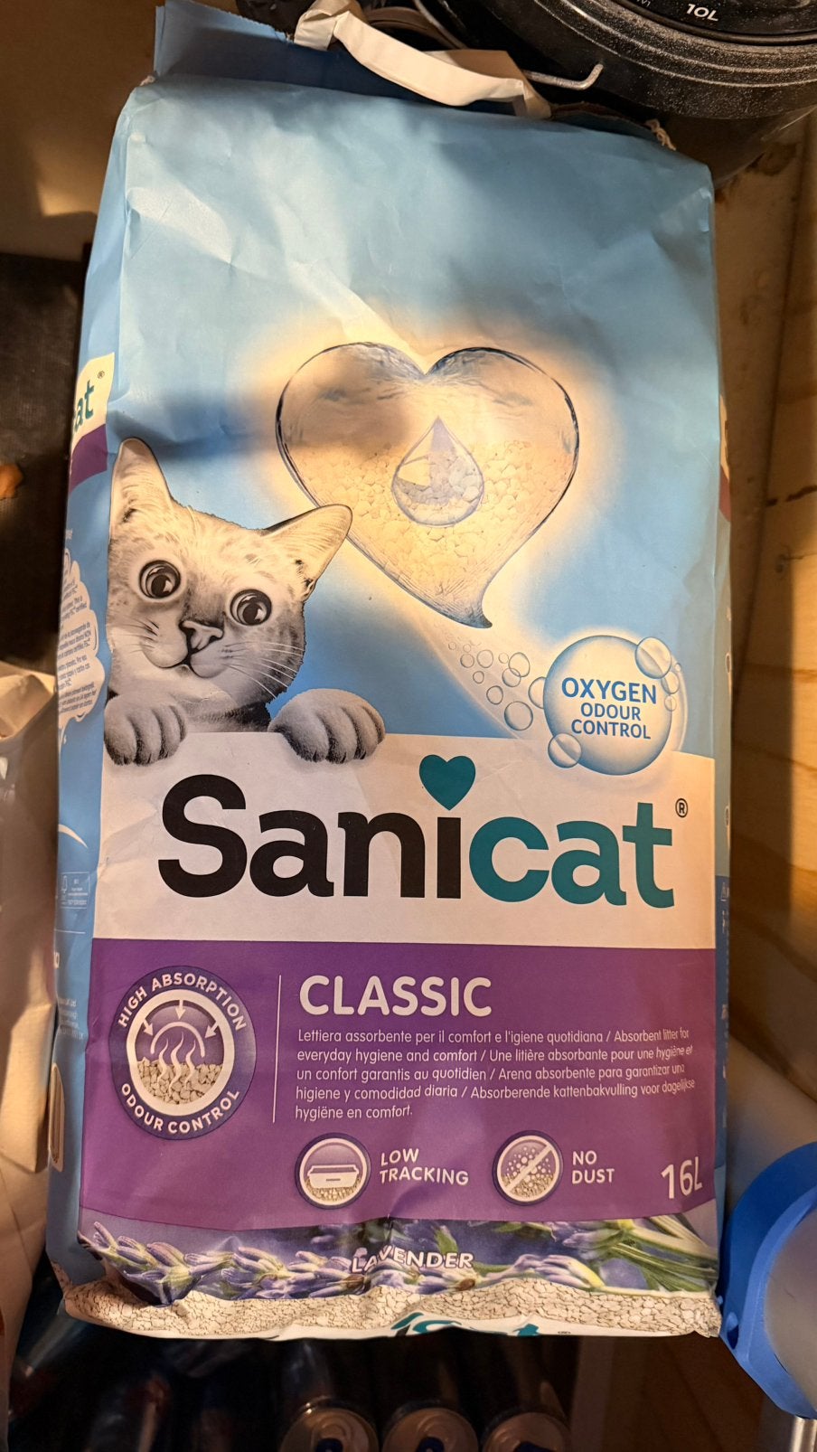 Sanicat kattengrind 16l 2 zakken, Ophalen