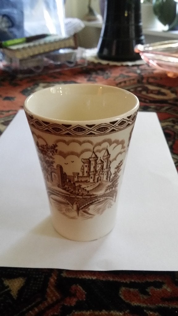 Petrus Regout Britisch Castles Melkbeker, Ophalen of Verzenden
