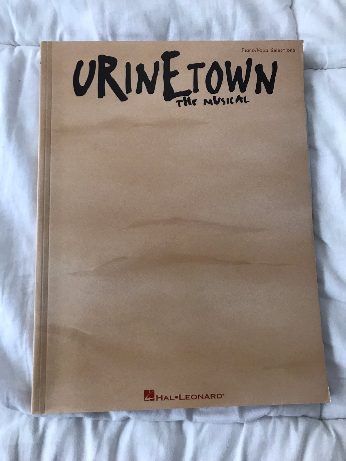 Hal Leonard Urinetown, Ophalen of Verzenden, Zo goed als nieuw