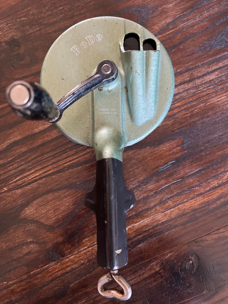 Vintage PeDe bonensnijder, Huis en Inrichting, Ophalen of Verzenden, Gebruikt