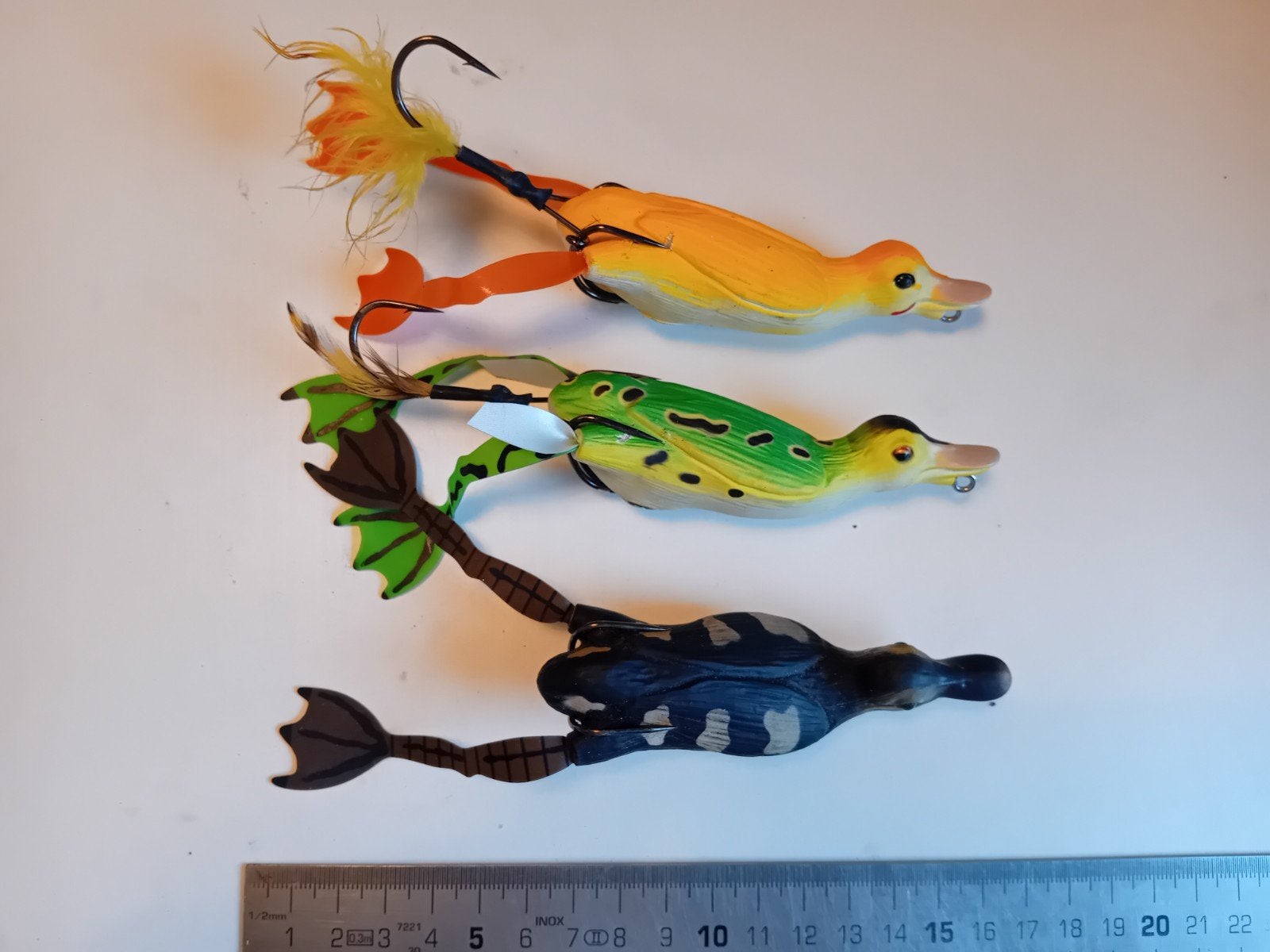 3x zachte oppervlakte eendjes. Kunstaas, Ophalen of Verzenden, Overige typen