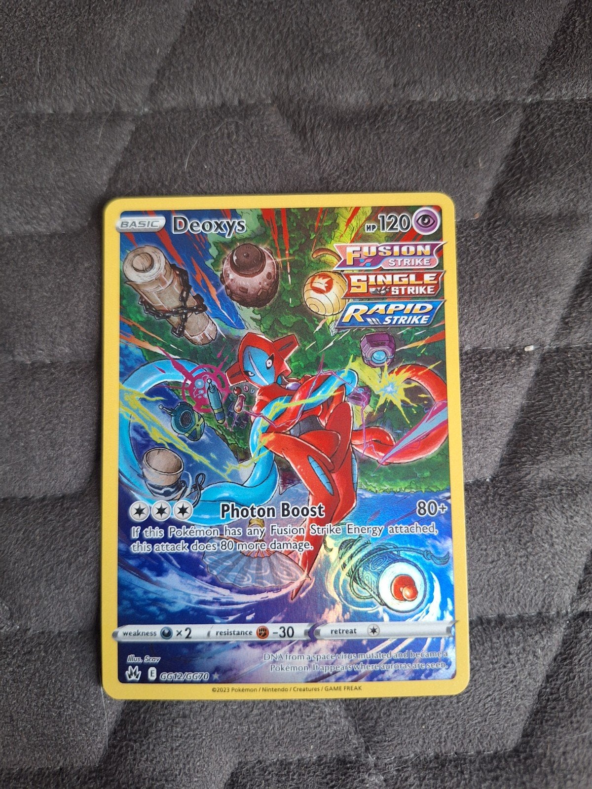 Deoxys Crown Zenith Pokémon Kaart, Ophalen of Verzenden