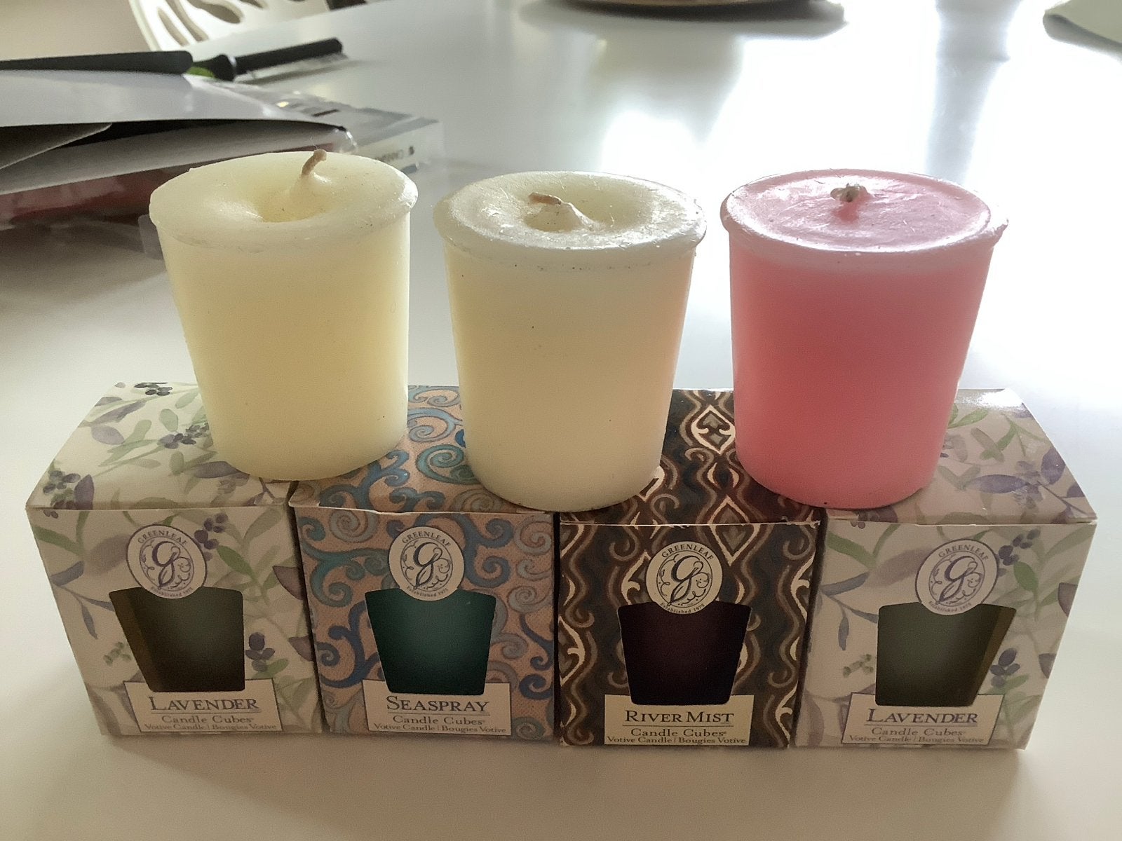 Nieuwe Candel Cubes Geurkaarsjes - 7 stuks, Overige merken, Ophalen of Verzenden, Kaars, Was