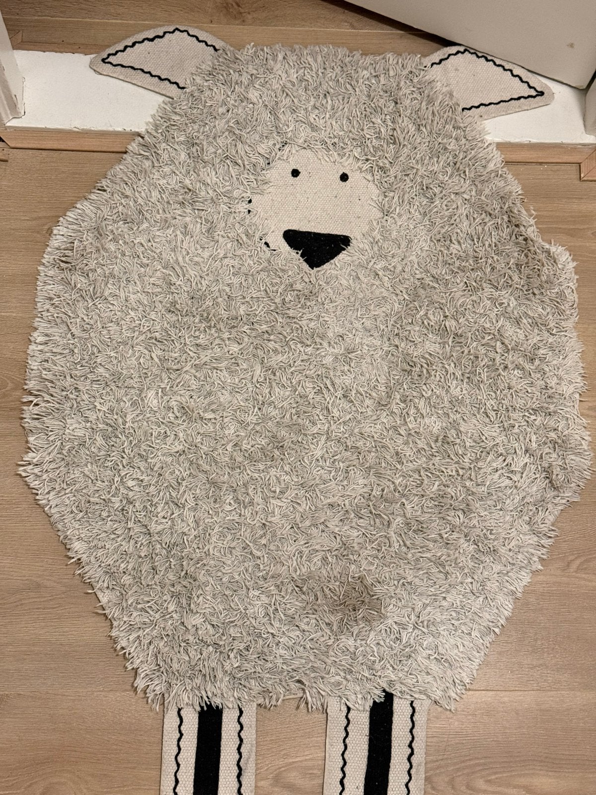 Schattig schapen vloerkleed voor kinderen, Ophalen, Zo goed als nieuw