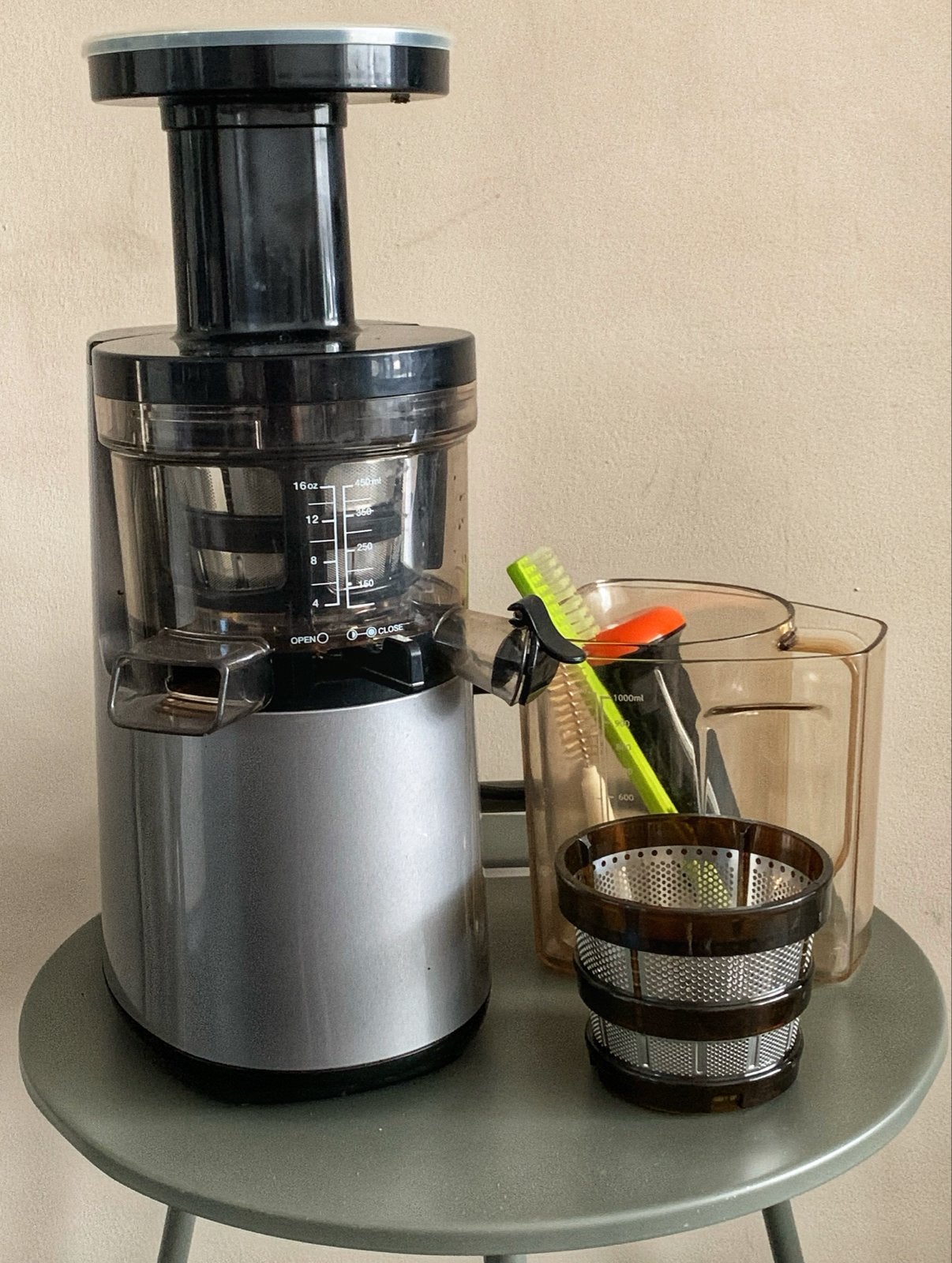 Hurom Slowjuicer - Zo goed als nieuw, Ophalen, Zo goed als nieuw, Elektrisch, Slowjuicer