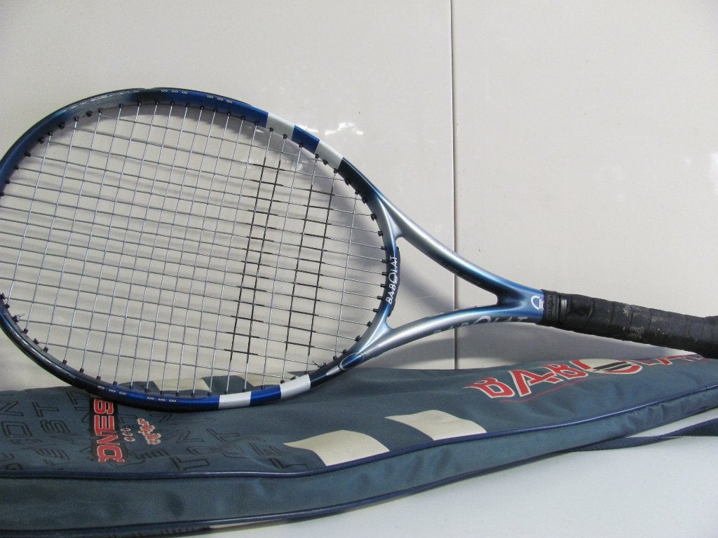 tennisracket van Babolat de academy, Sport en Fitness, Tennis, L2, Ophalen of Verzenden, Zo goed als nieuw, Racket