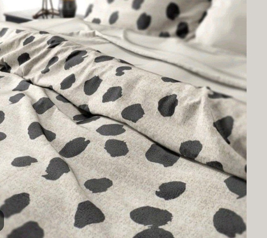 Sleeptime Velvet Stip Dekbedovertrek 240x200 incl. slopen, Lits-jumeaux, Dekbedovertrek, Onbekend, Nieuw