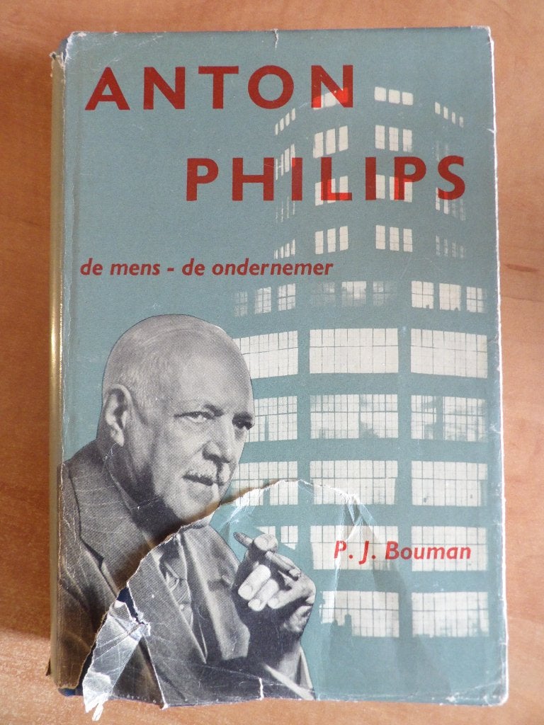 Anton Philips de mens de ondernemer Eindhoven 1e druk 1956, Boeken, Ophalen of Verzenden, Gelezen, Overige