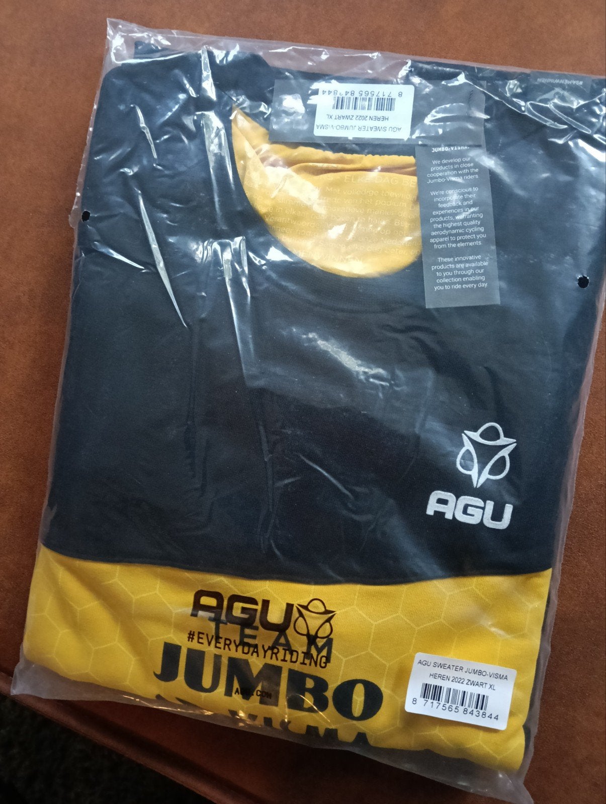AGU Sweater Jumbo-Visma Heren 2022 Zwart XL, Ophalen of Verzenden