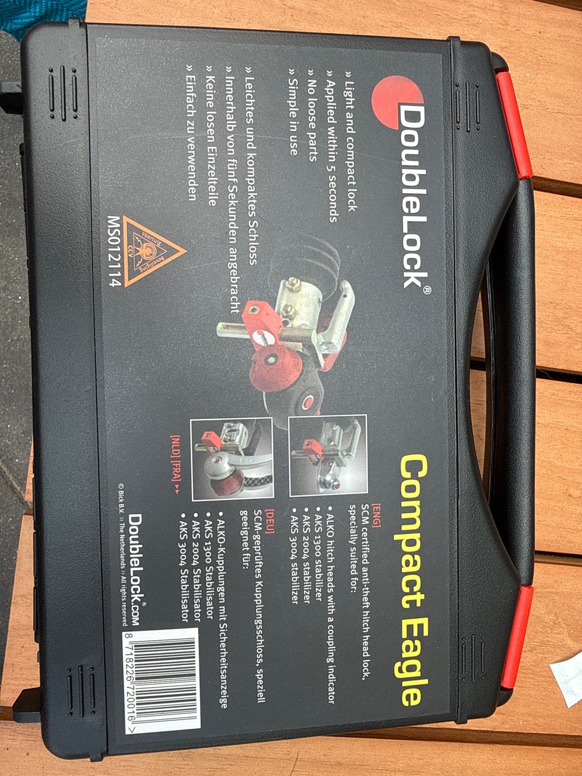 DoubleLock Compact Eagle SCM gekeurd disselslot, Ophalen of Verzenden, Nieuw