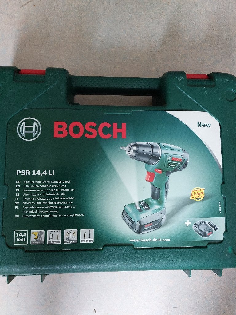 Bosch accuboor PSR 14,4 LI, Boormachine, Gebruikt, Variabele snelheid, Ophalen of Verzenden