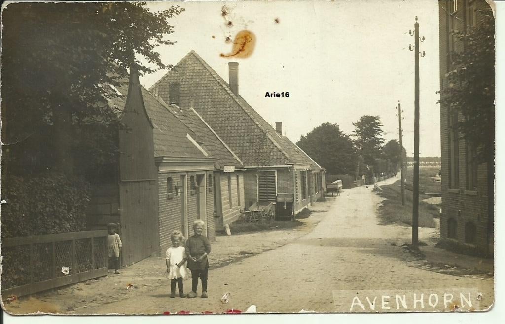 Avenhorn, Verzamelen, Ansichtkaarten | Nederland, Verzenden, 1920 tot 1940, Gelopen, Noord-Holland
