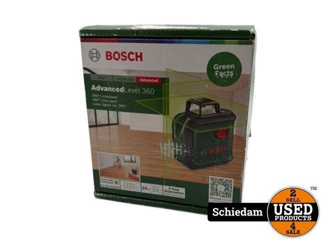 Bosch AdvancedLevel 360° Lijnlaser, Doe-het-zelf en Verbouw, Bosch, Nieuw, Support@bosch.com, Robert Bosch GmbH
Robert-Bosch-Platz 1
70839 Gerlingen-SchillerhÃ¶he
Germany