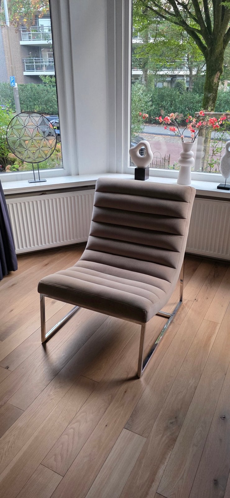 Rivièra Maison Thompson Lounge Chair, Ophalen, Zo goed als nieuw, 75 tot 100 cm, Stof
