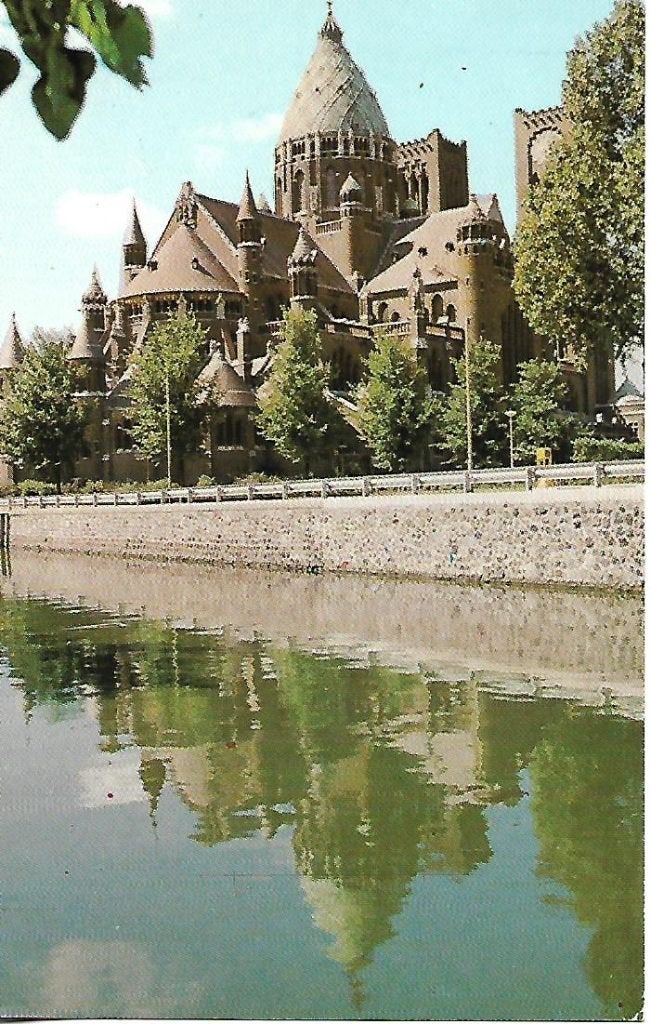 Haarlem- -Kathedraal Sint Bavo Basiliek., Verzenden, 1940 tot 1960, Ongelopen, Noord-Holland