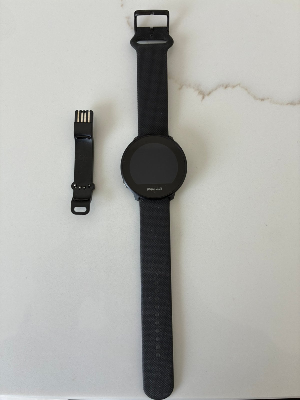 Polar unite fitnesswatch, Ophalen, Zo goed als nieuw, Zwart, Android