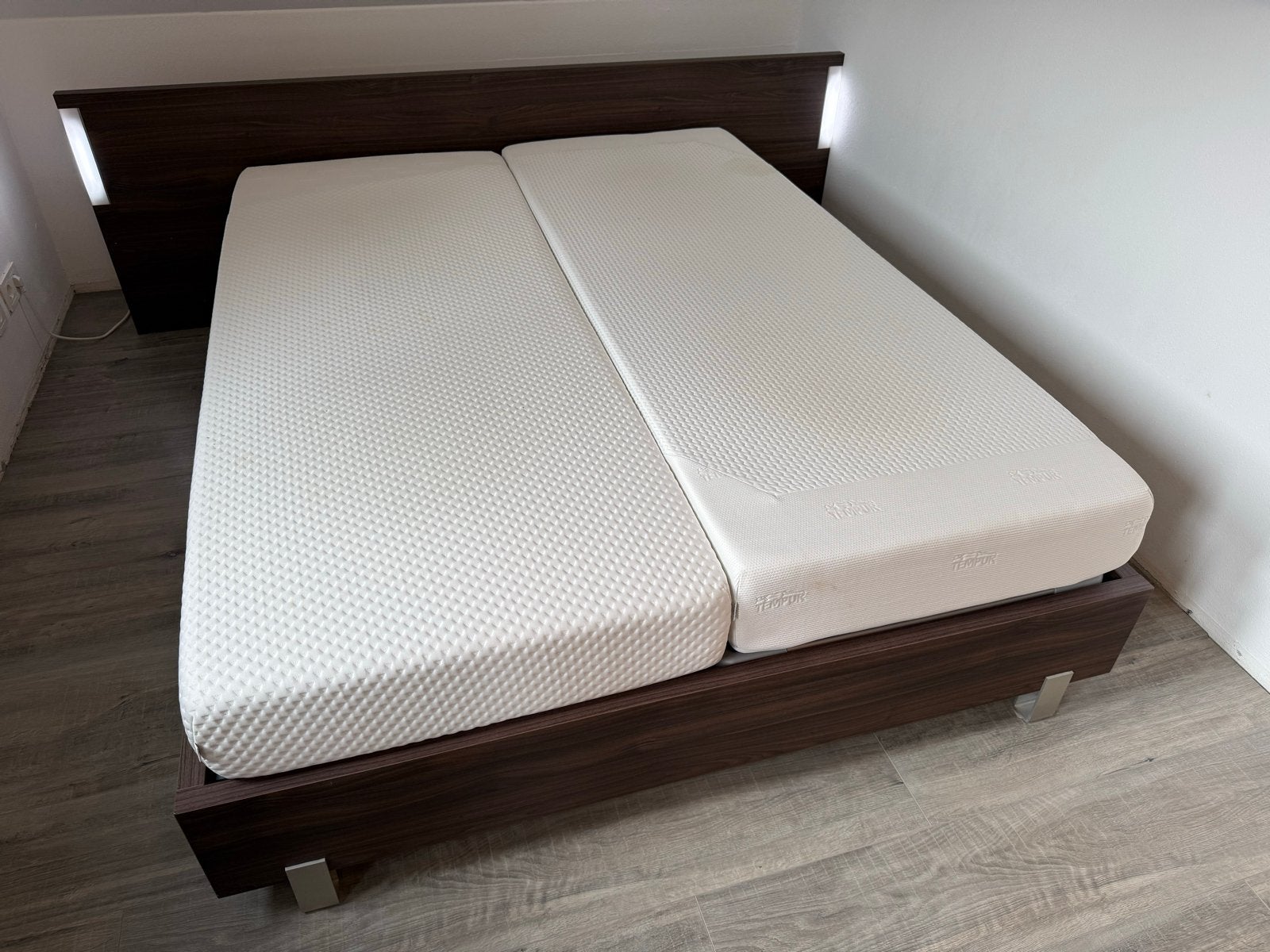 2 TEMPUR Matrassen 80x210, Ophalen, Gebruikt, Eenpersoons, 210 cm