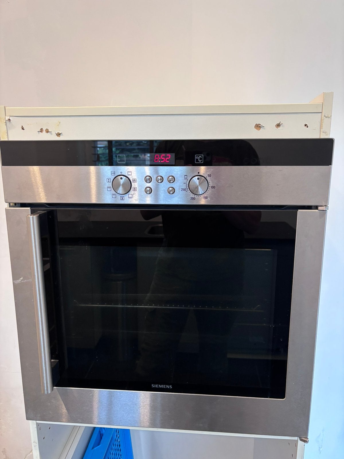 Inbouw hetelucht-oven Siemens RVS-front 60x60, Witgoed en Apparatuur, Ophalen, Gebruikt, Hete lucht, Siemens