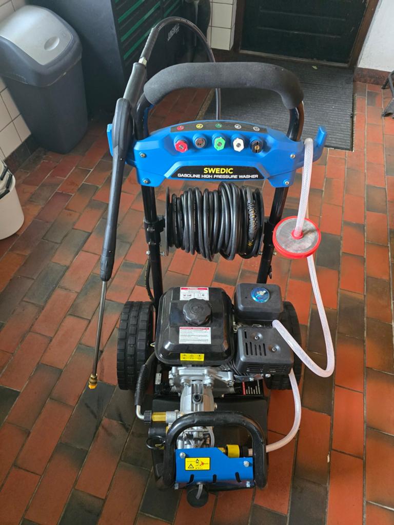 Swedic benzine hogedrukreiniger HPW200 (Sauber). NIEUW!, Tuin en Terras, Hogedrukreinigers, Ophalen, Nieuw, Benzine, Hyundai