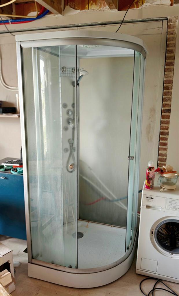 Douche cabine, Ophalen, Douche