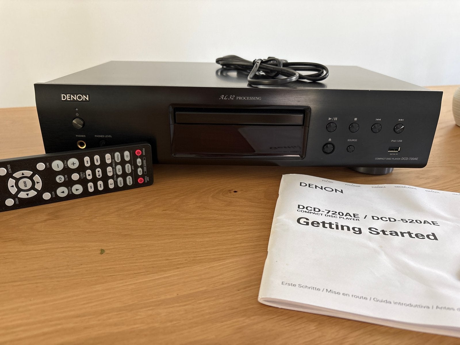 Denon DCD-720AE CD-speler met afstandsbediening, Ophalen of Verzenden, Zo goed als nieuw