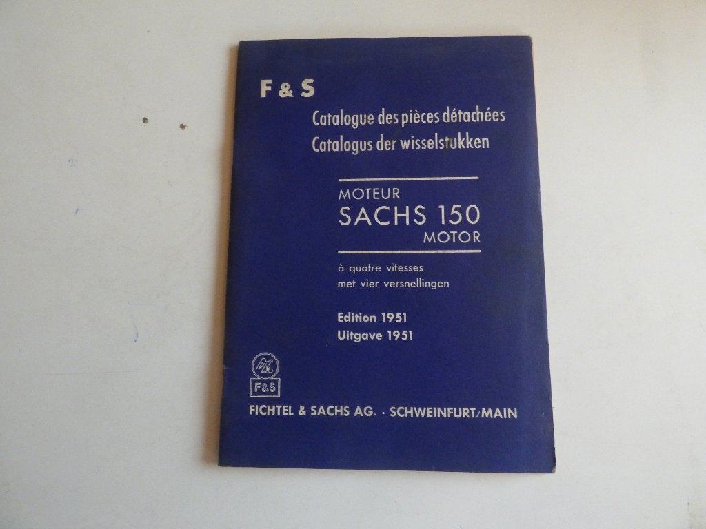 SACHS 150 4 VERSNELLINGEN ONDERDELNLIJST & POSTER, Ophalen of Verzenden, Overige merken