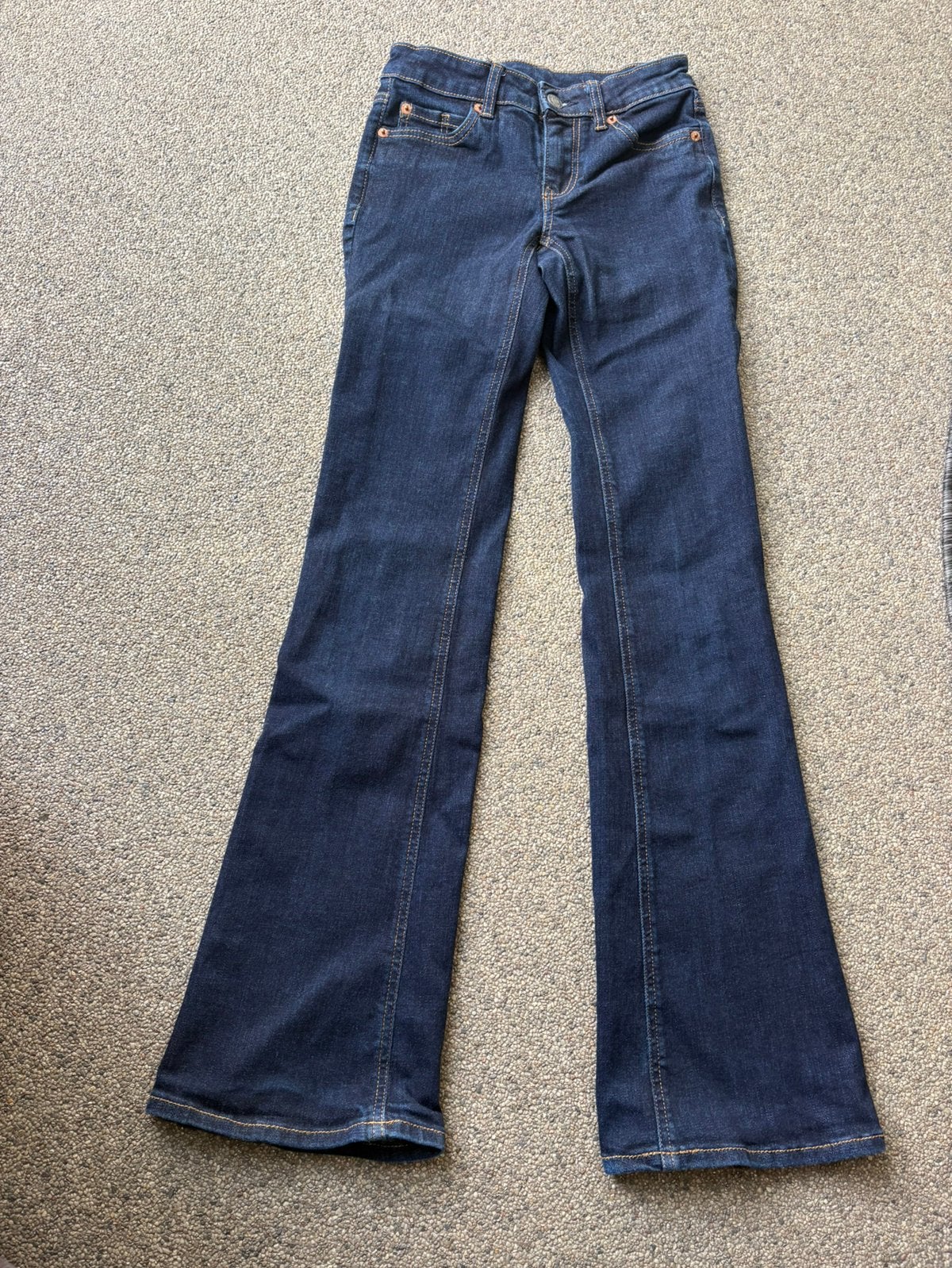 Stradivarius jeans maat 32 flared, Kleding | Dames, Ophalen of Verzenden, Zo goed als nieuw, Blauw, W27 (confectie 34) of kleiner