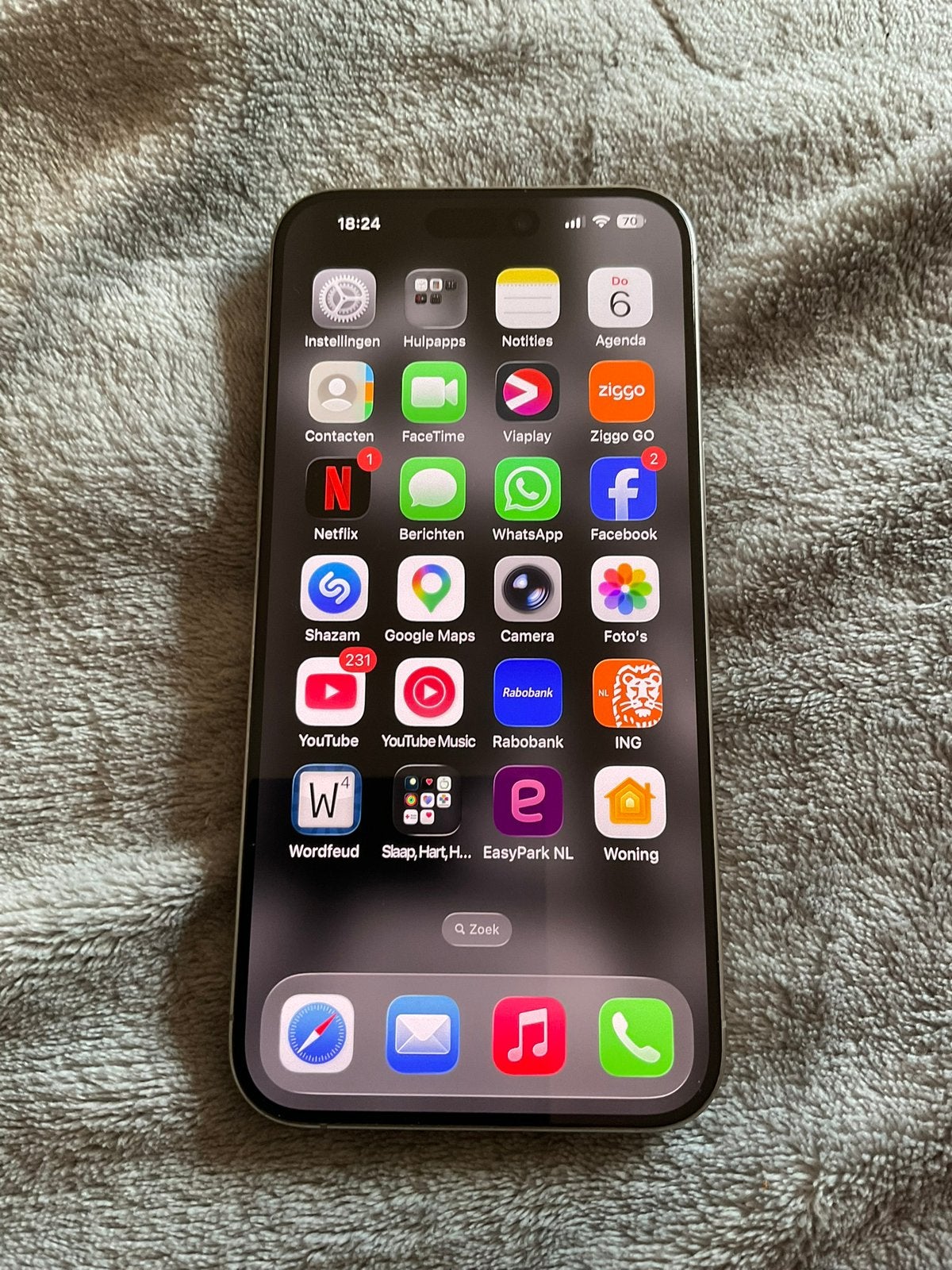 Apple Iphone 15 Pro Max 512Gb Titanium, Ophalen, 512 GB, Zwart, IPhone 15 Pro Max