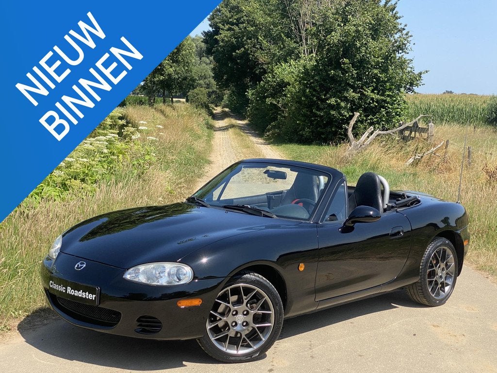 Mazda MX-5 NBFL 1.6i 110PK UNPLUGGED, STOELVERWARMING, Auto's, Mazda, 13 km/l, Achterwielaandrijving, Gebruikt, Zwart