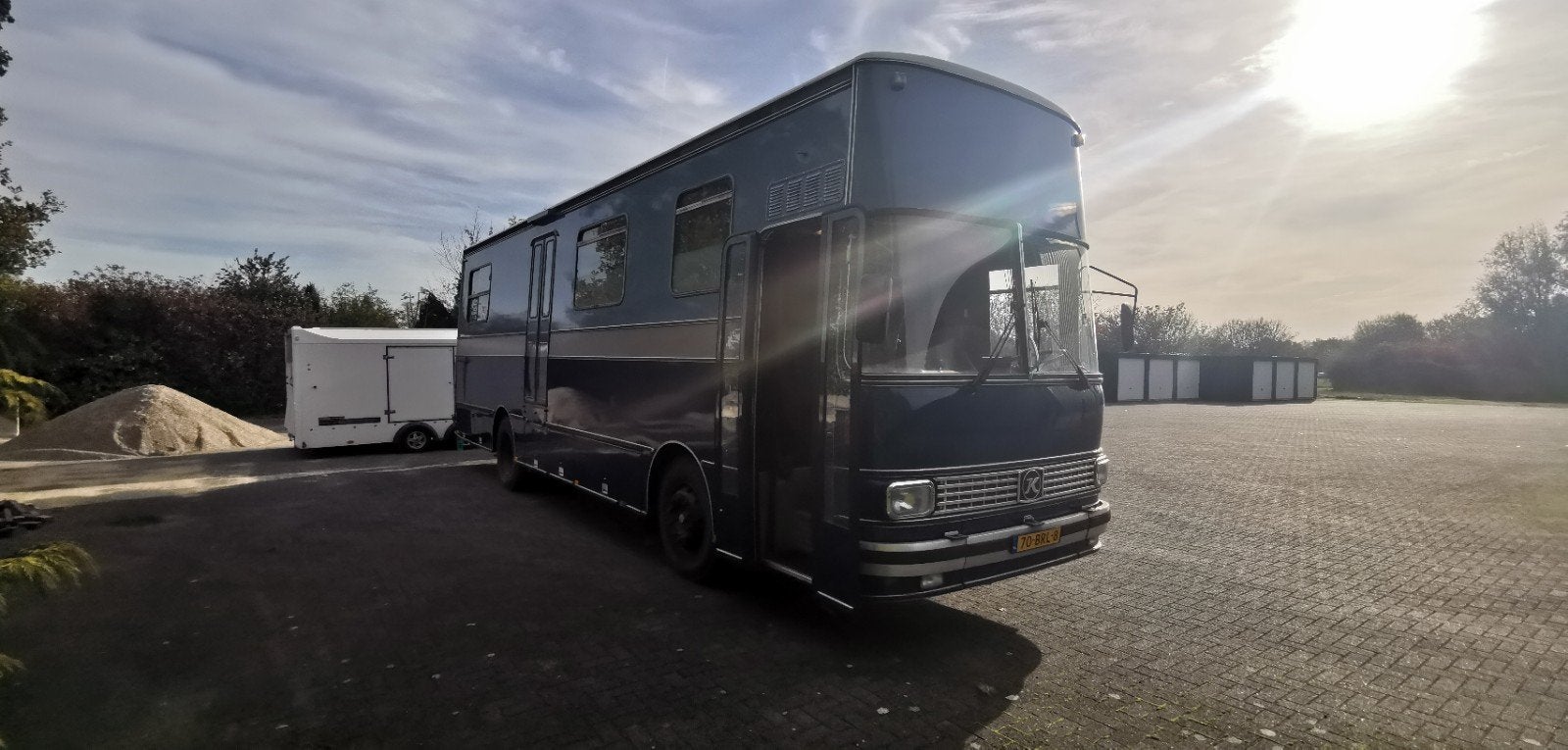 Setra MAN mobiel medisch, Auto's, Oldtimers, Overige merken, Blauw, Te koop, Handgeschakeld