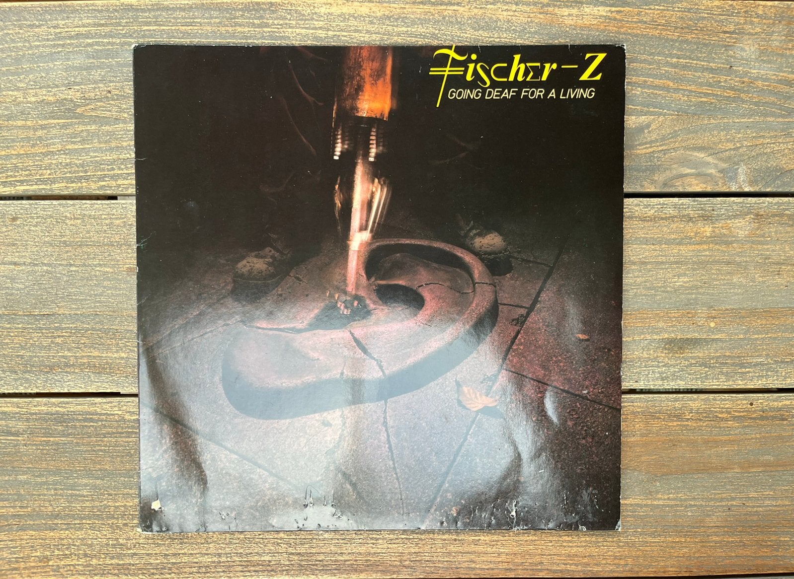 Fischer-Z – Going Deaf for a Living LP (Vinyl), LP, New wave, Ophalen of Verzenden, Zo goed als nieuw