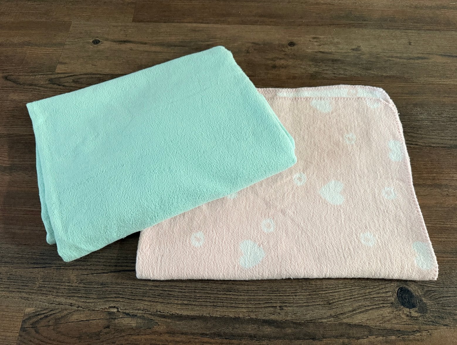 2 Dekens voor ledikant/babybedje: Jollein en Prénatal, Groen, Gebruikt, Jollein, Ophalen of Verzenden
